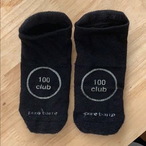 Pure barre 100 club socks